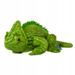 Ručne šité plyšové zvieratko Maskot Chameleon Všetko o prírode 37 x 13 cm